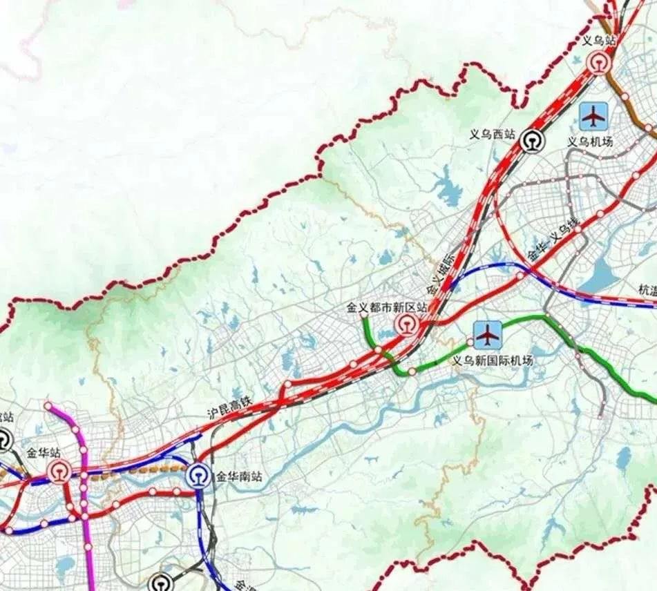 集鐵路、軌道、航空、高速公路等于一體！未來的金義樞紐站……