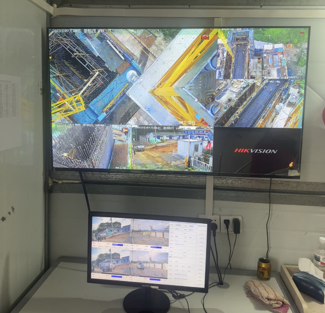 廣西鹿峰項目柳江特大橋智慧工地建設(shè)掠影